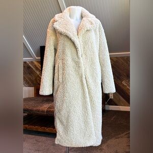 Abercrombie & Fitch Cream Teddy Jacket